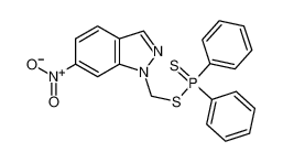 Picture of (6-nitroindazol-1-yl)methylsulfanyl-diphenyl-sulfanylidene-λ<sup>5</sup>-phosphane