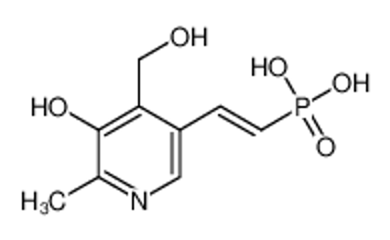 Picture of 2-[5-hydroxy-4-(hydroxymethyl)-6-methylpyridin-3-yl]ethenylphosphonic acid