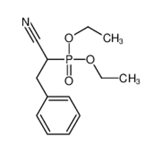 Picture of 2-diethoxyphosphoryl-3-phenylpropanenitrile