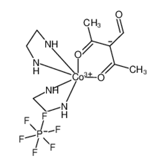 Изображение 2-acetyl-3-oxobut-1-en-1-olate,2-azanidylethylazanide,cobalt(3+),hexafluorophosphate