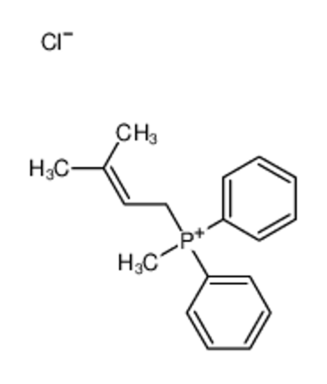 Picture of methyl-(3-methylbut-2-enyl)-diphenylphosphanium,chloride