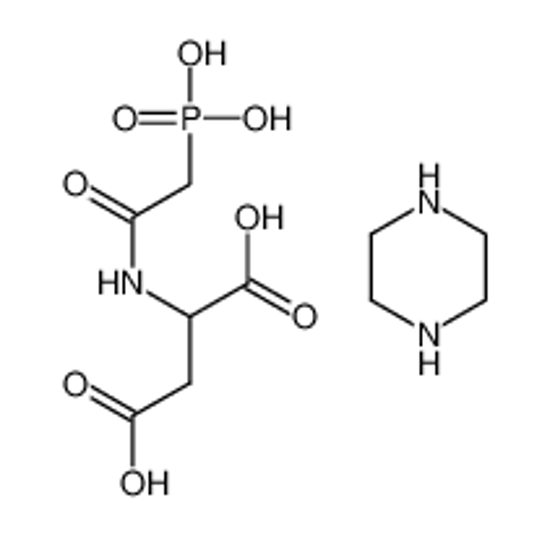 Picture of 2-[(2-phosphonoacetyl)amino]butanedioic acid,piperazine