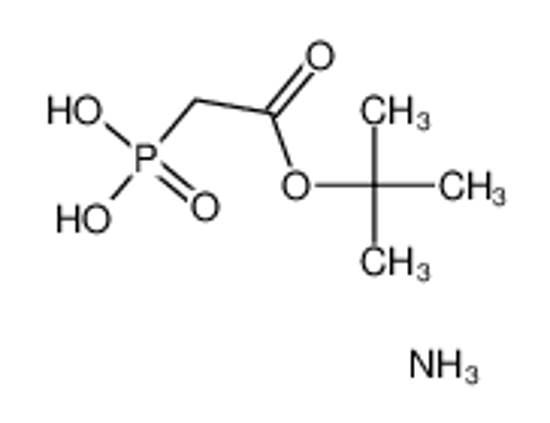 Picture of [2-[(2-methylpropan-2-yl)oxy]-2-oxoethyl]phosphonic acid