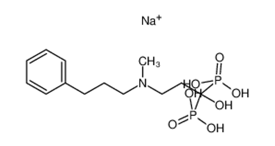 Picture of sodium,[1-hydroxy-3-[methyl(3-phenylpropyl)amino]-1-phosphonopropyl]phosphonic acid