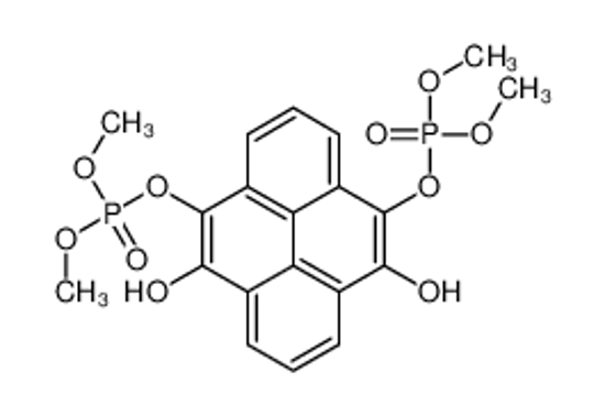 Picture of (10-dimethoxyphosphoryloxy-5,9-dihydroxypyren-4-yl) dimethyl phosphate