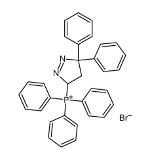 Picture of (5,5-diphenyl-3,4-dihydropyrazol-3-yl)-triphenylphosphanium,bromide