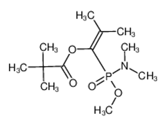 Picture of [1-[dimethylamino(methoxy)phosphoryl]-2-methylprop-1-enyl] 2,2-dimethylpropanoate