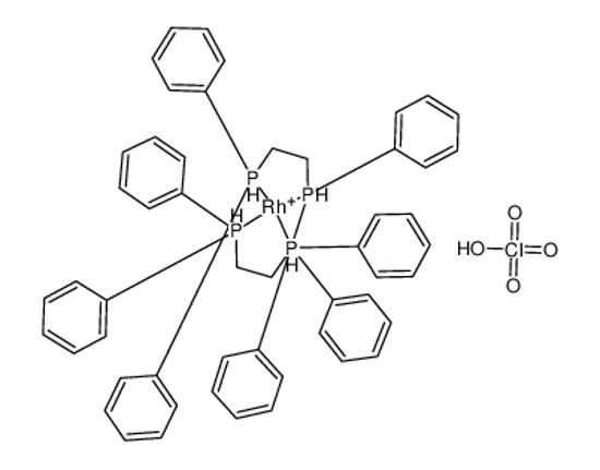 Picture of 2-diphenylphosphaniumylethyl(diphenyl)phosphanium,perchloric acid,rhodium