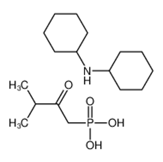 Picture of N-cyclohexylcyclohexanamine,(3-methyl-2-oxobutyl)phosphonic acid