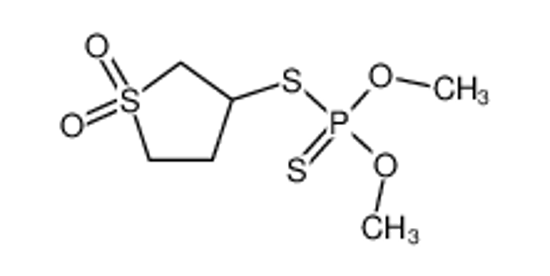 Imagem de (1,1-dioxothiolan-3-yl)sulfanyl-dimethoxy-sulfanylidene-λ<sup>5</sup>-phosphane