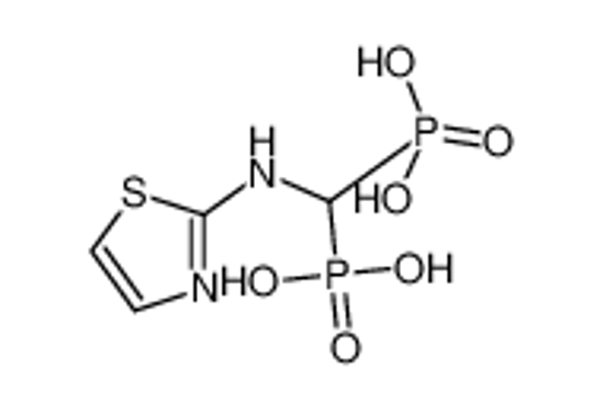 Picture of [[(2-thiazolyl)amino]methylene]-1,1-bisphosphonate