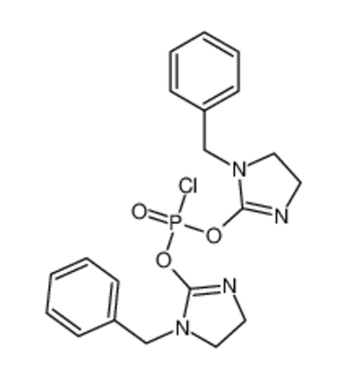 Picture of 1-benzyl-2-[(1-benzyl-4,5-dihydroimidazol-2-yl)oxy-chlorophosphoryl]oxy-4,5-dihydroimidazole