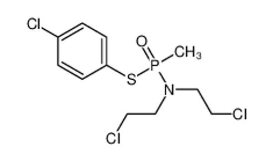 Picture of S-(4-chlorophenyl)N,N-bis(2-chloroethyl)-P-methylphosphonamidothioate