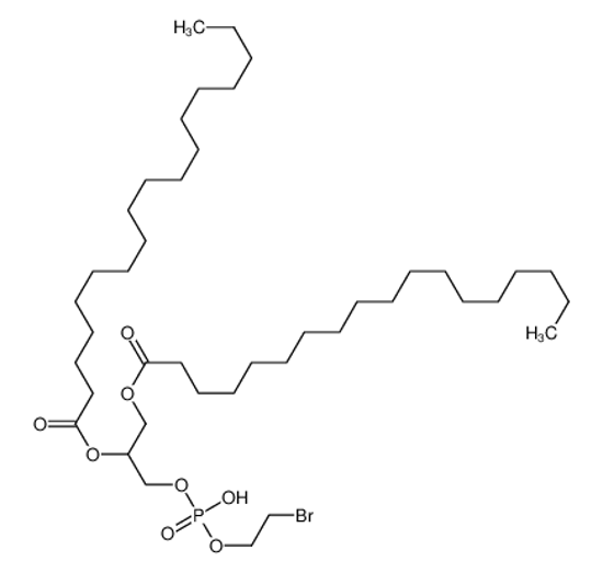 Picture of [3-[2-bromoethoxy(hydroxy)phosphoryl]oxy-2-octadecanoyloxypropyl] octadecanoate