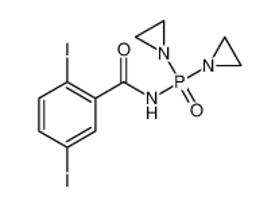 Picture of N-[bis(aziridin-1-yl)phosphoryl]-2,5-diiodobenzamide