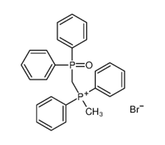Picture of diphenylphosphorylmethyl-methyl-diphenylphosphanium,bromide