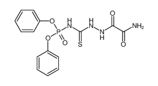 Picture of 2-[2-(diphenoxyphosphorylcarbamothioyl)hydrazinyl]-2-oxoacetamide