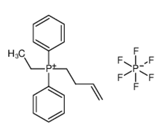 Picture of but-3-enyl-ethyl-diphenylphosphanium,hexafluorophosphate