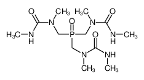 Picture of 1-[bis[[methyl(methylcarbamoyl)amino]methyl]phosphorylmethyl]-1,3-dimethylurea