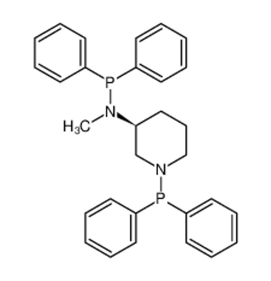 Picture of (3S)-N,1-bis(diphenylphosphanyl)-N-methylpiperidin-3-amine