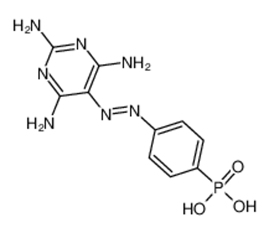 Picture of [4-[(2,4,6-triaminopyrimidin-5-yl)diazenyl]phenyl]phosphonic acid