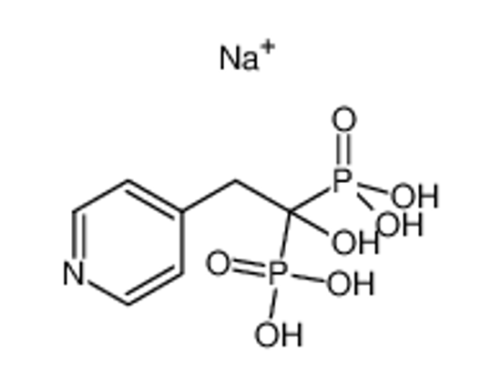 Picture of sodium,(1-hydroxy-1-phosphono-2-pyridin-4-ylethyl)phosphonic acid