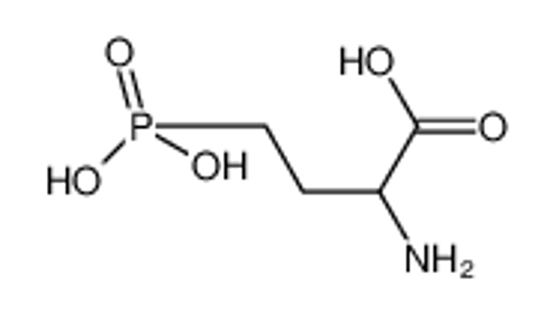 Picture of 2-amino-4-phosphonobutanoic acid