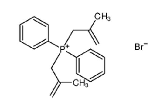 Picture of bis(2-methylprop-2-enyl)-diphenylphosphanium,bromide