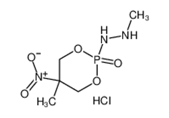 Picture of 1-methyl-2-(5-methyl-5-nitro-2-oxo-1,3,2λ<sup>5</sup>-dioxaphosphinan-2-yl)hydrazine,hydrochloride