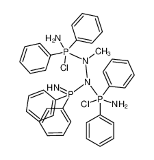 Picture of [[(amino-chloro-diphenyl-λ<sup>5</sup>-phosphanyl)-[(amino-chloro-diphenyl-λ<sup>5</sup>-phosphanyl)-methylamino]amino]-phenylphosphinimyl]benzene
