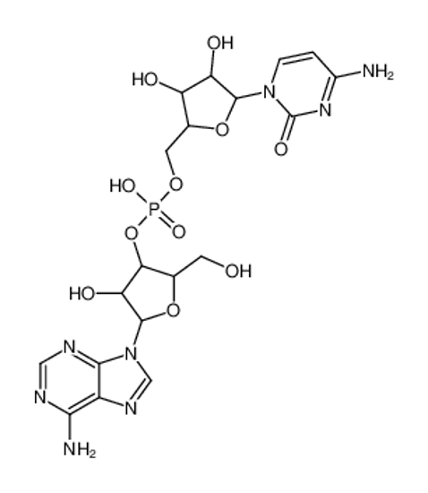 Изображение [5-(4-amino-2-oxopyrimidin-1-yl)-3,4-dihydroxyoxolan-2-yl]methyl [5-(6-aminopurin-9-yl)-4-hydroxy-2-(hydroxymethyl)oxolan-3-yl] hydrogen phosphate