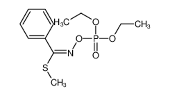 Изображение methyl (E)-N-diethoxyphosphoryloxybenzenecarboximidothioate