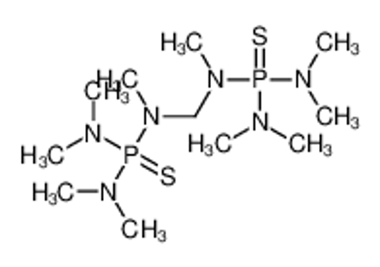 Picture of N,N'-bis[bis(dimethylamino)phosphinothioyl]-N,N'-dimethylmethanediamine