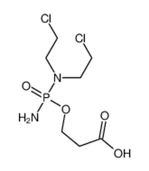 Picture of 3-[amino-[bis(2-chloroethyl)amino]phosphoryl]oxypropanoic acid