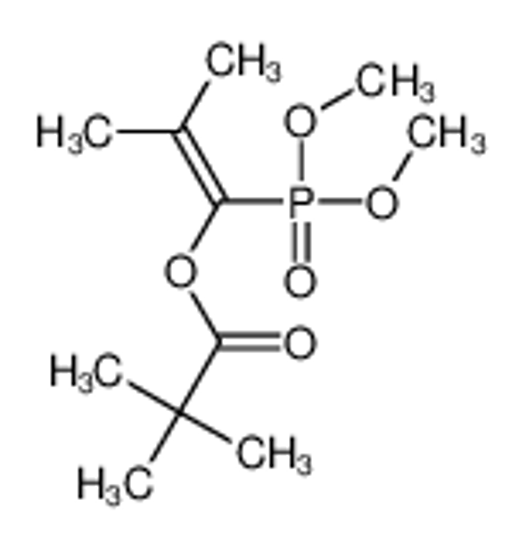 Picture of (1-dimethoxyphosphoryl-2-methylprop-1-enyl) 2,2-dimethylpropanoate