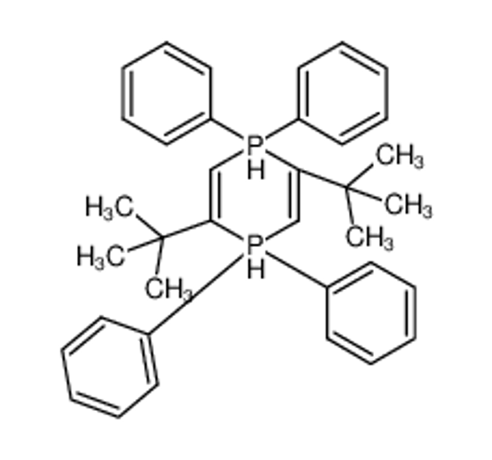 Picture of 2,5-ditert-butyl-1,1,4,4-tetraphenyl-1,4-diphosphinine-1,4-diium