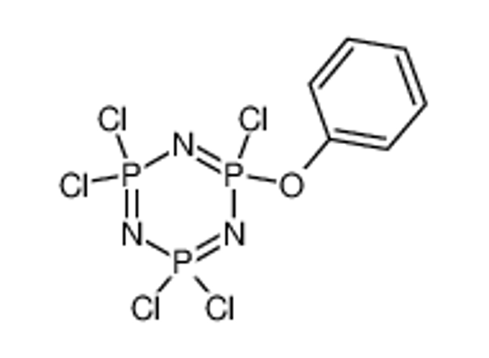 Picture of 2,2,4,4,6-pentachloro-6-phenoxy-1,3,5-triaza-2λ<sup>5</sup>,4λ<sup>5</sup>,6λ<sup>5</sup>-triphosphacyclohexa-1,3,5-triene