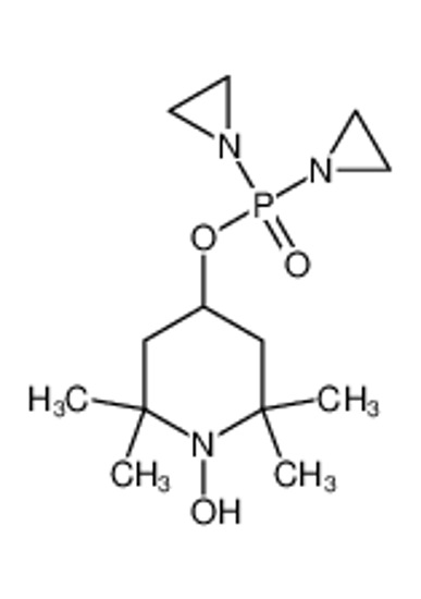Picture of 4-[bis(aziridin-1-yl)phosphoryloxy]-1-hydroxy-2,2,6,6-tetramethylpiperidine