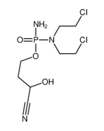 Picture of 4-[amino-[bis(2-chloroethyl)amino]phosphoryl]oxy-2-hydroxybutanenitrile