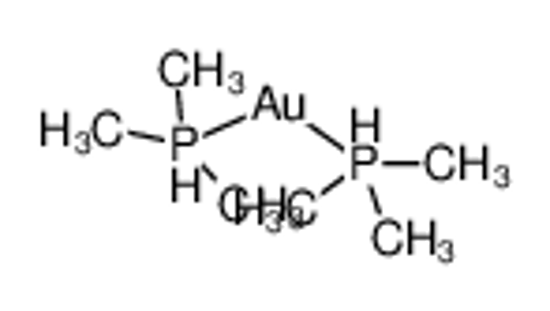 Picture of gold,trimethylphosphanium