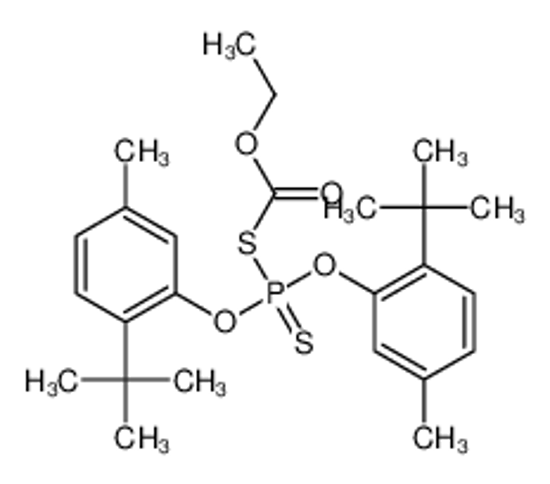 Picture of ethyl bis(2-tert-butyl-5-methylphenoxy)phosphinothioylsulfanylformate