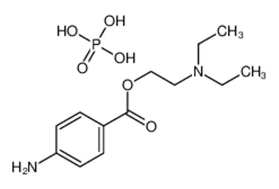 Picture of 2-(diethylamino)ethyl 4-aminobenzoate,phosphoric acid
