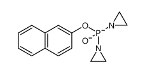 Picture of Phosphinic acid, bis(1-aziridinyl)-, 2-naphthyl ester