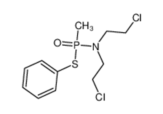 Изображение S-phenylN,N-bis(2-chloroethyl)-P-methylphosphonamidothioate