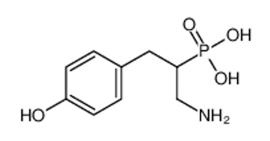 Imagem de (1-amino-3-(4-hydroxyphenyl)propan-2-yl)phosphonic acid