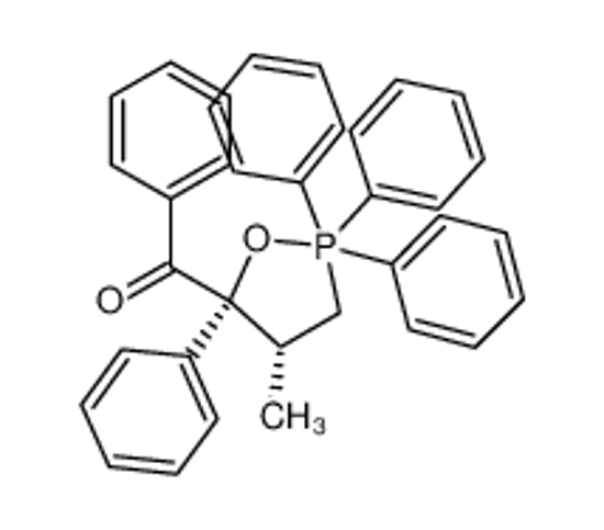 Picture of Ketone, 2,2-dihydro-4-methyl-2,2,2,5-tetraphenyl-1,2-oxaphospholan-5-yl phenyl, stereoisomer