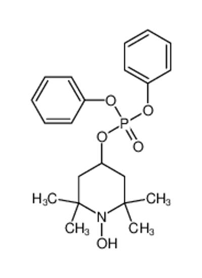 Picture of (1-hydroxy-2,2,6,6-tetramethylpiperidin-4-yl) diphenyl phosphate