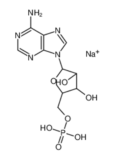 Picture of 9H-Purin-6-amine, 9-(5-O-phosphono-.β.-D-arabinofuranosyl)-, disodium salt