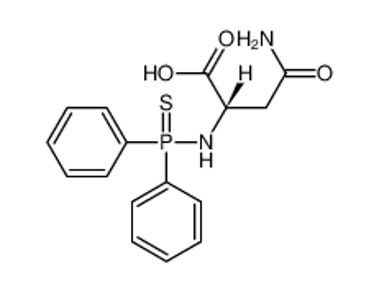 Imagem de (2S)-4-amino-2-(diphenylphosphinothioylamino)-4-oxobutanoic acid