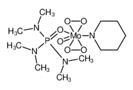Picture of N-[bis(dimethylamino)phosphoryl]-N-methylmethanamine,hydrogen peroxide,oxomolybdenum,piperidin-1-ide